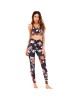 Women Color Print Yoga Set